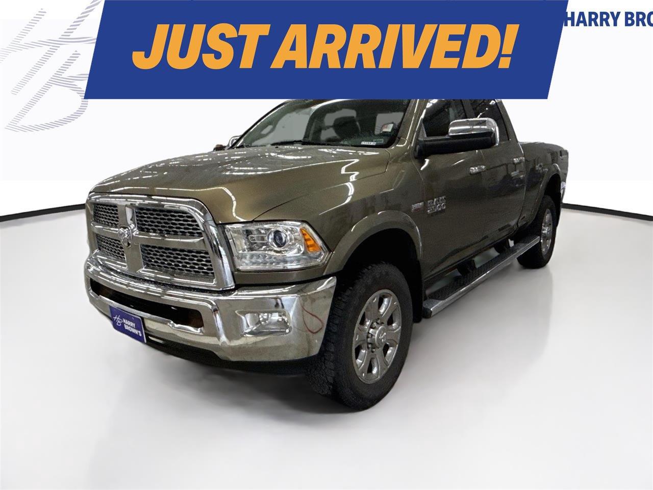 Black Forest Green Pearlcoat 2015 RAM 2500 Pickup Truck Four-Wheel Drive 6-Speed Automatic