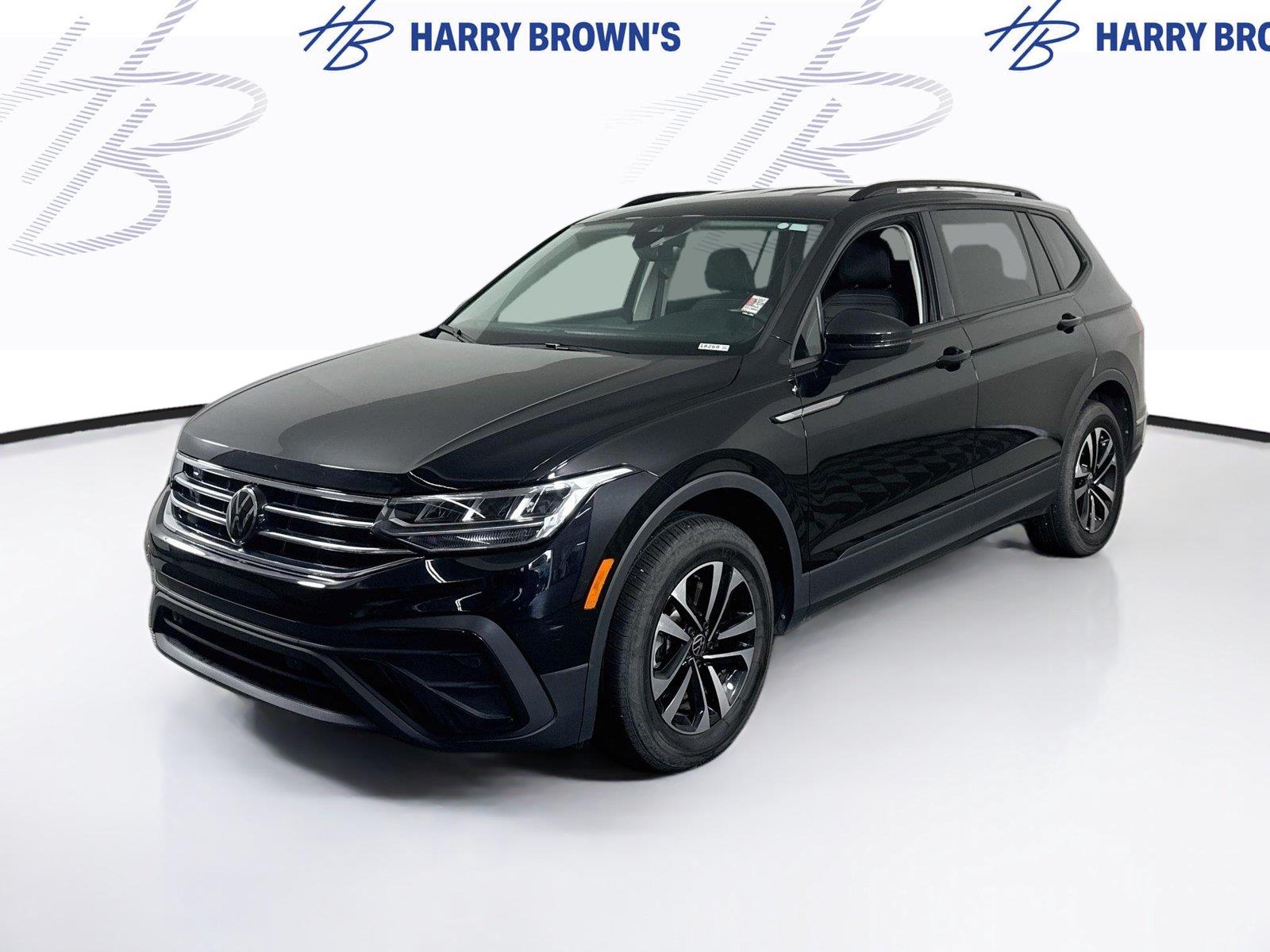 Deep Black Pearl 2024 Volkswagen Tiguan SUV / Crossover All-Wheel Drive Automatic