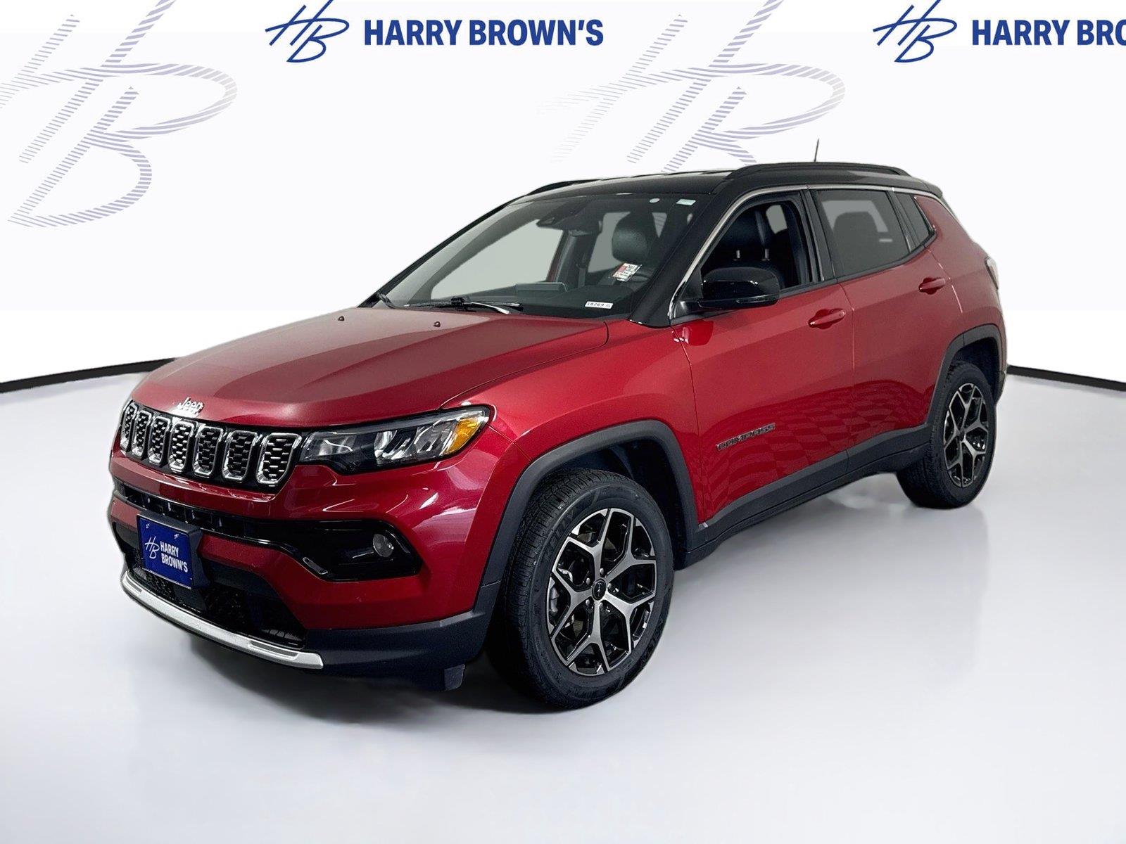 Red Hot Pearlcoat 2025 Jeep Compass SUV / Crossover Four-Wheel Drive 8-Speed Automatic