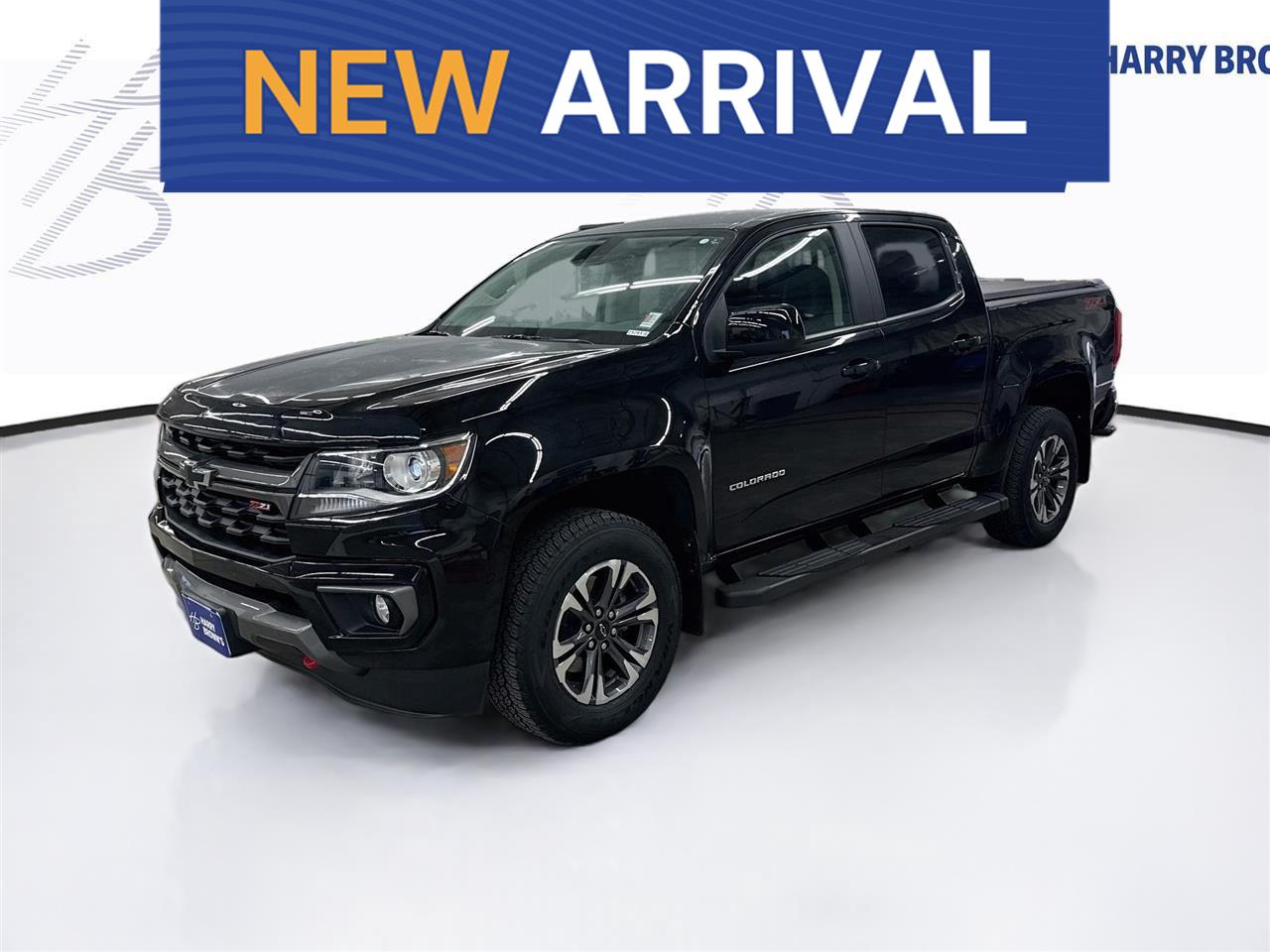 Black 2021 Chevrolet Colorado Pickup Truck Four-Wheel Drive 8-Speed Automatic