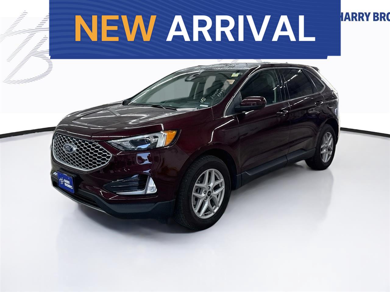 Red (Burgundy Velvet Metallic Tinted Clearcoat) 2024 Ford Edge SUV / Crossover All-Wheel Drive 8-Speed Automatic
