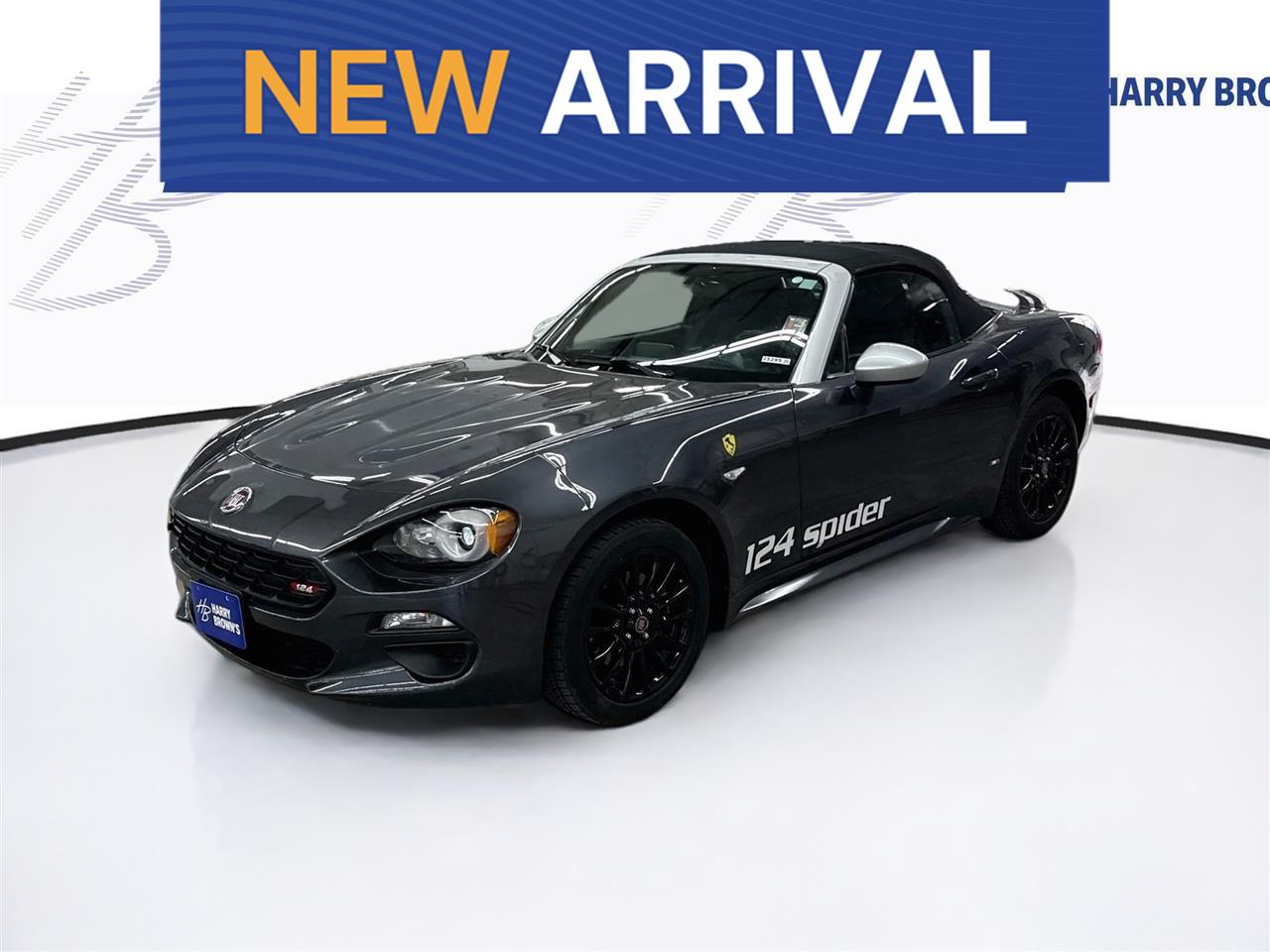 Grigio Moda Meteor Gray 2017 FIAT 124 Spider Convertible Rear-Wheel Drive 6-Speed Automatic