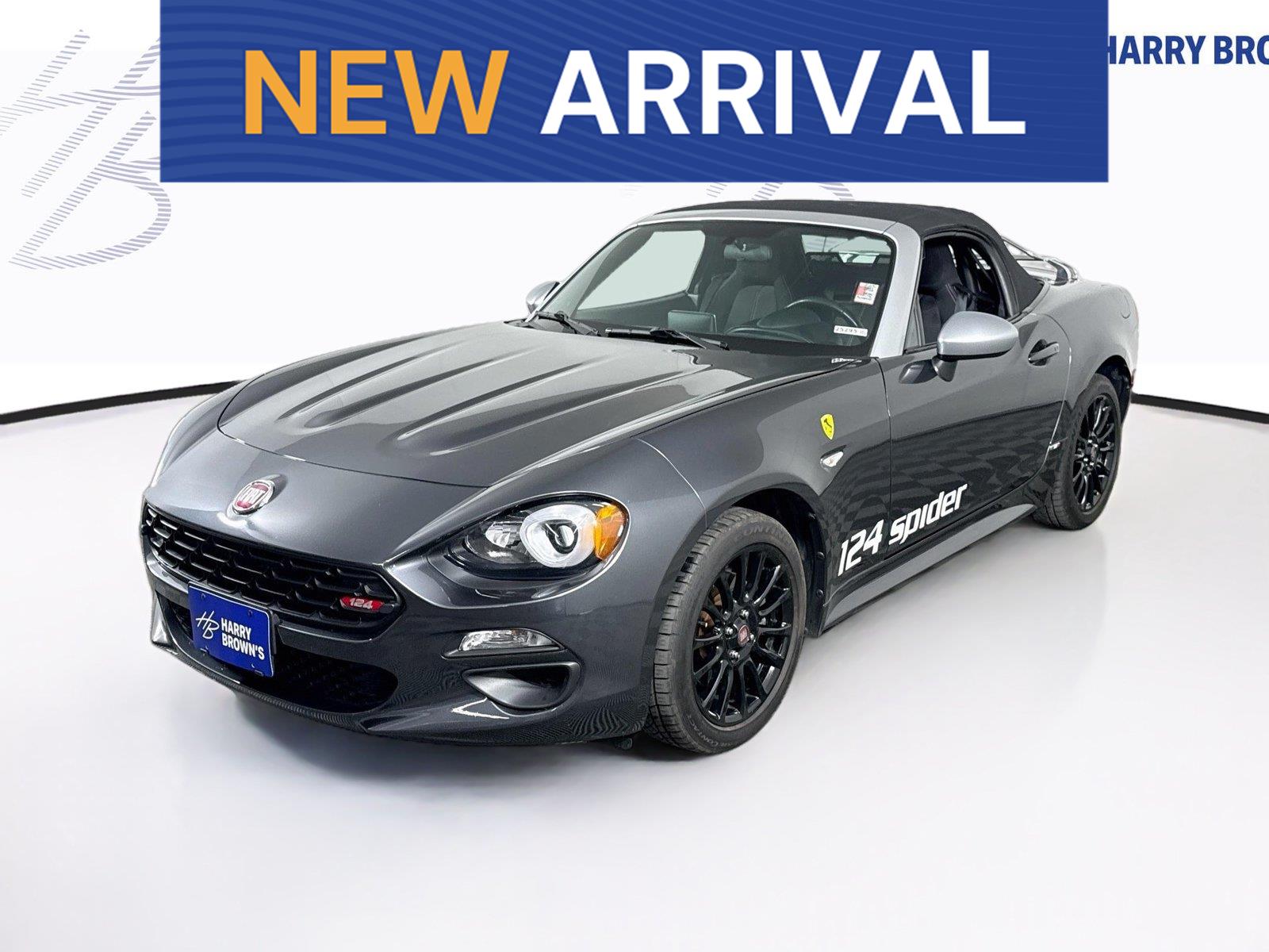 Grigio Moda Meteor Gray 2017 FIAT 124 Spider Convertible Rear-Wheel Drive 6-Speed Automatic