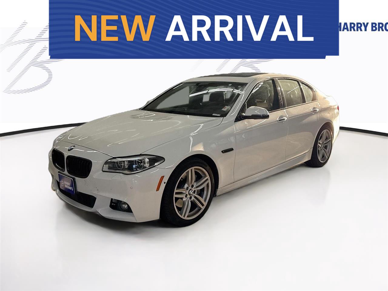 Alpine White 2015 BMW 5 Series Sedan All-Wheel Drive Automatic
