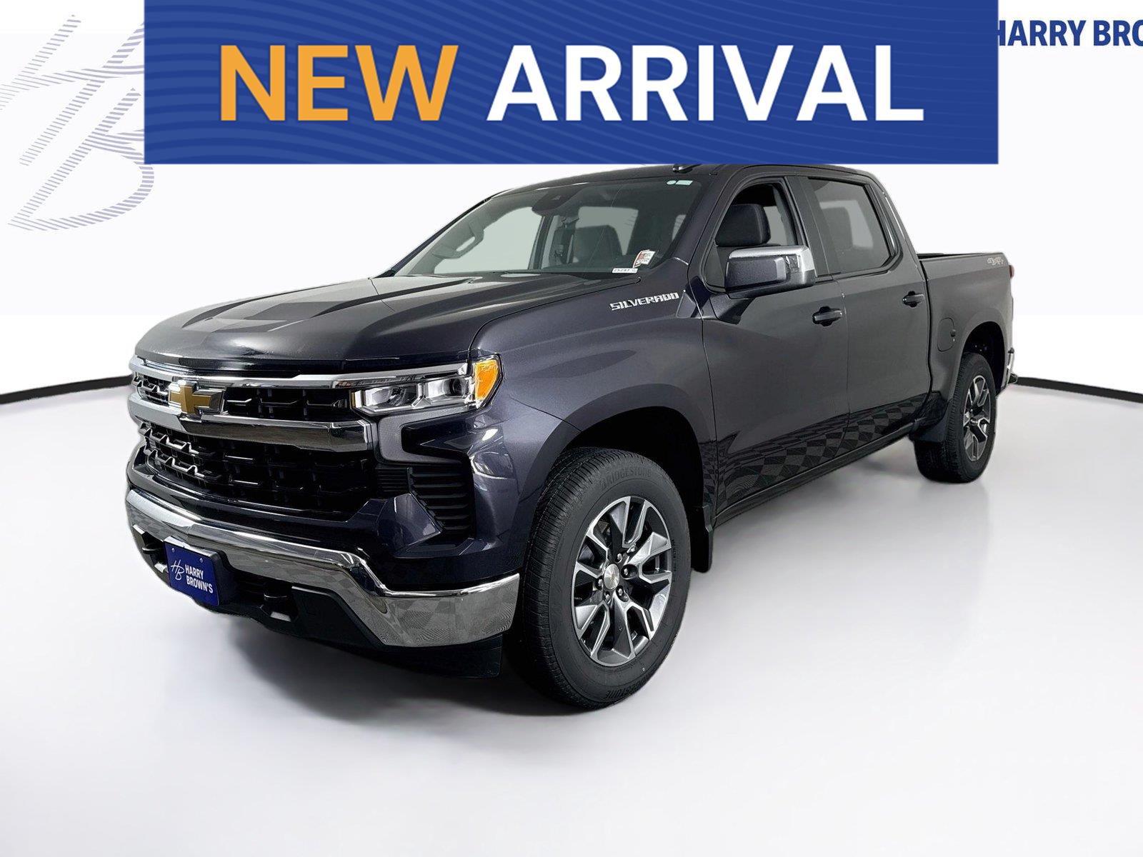 Dark Ash Metallic 2024 Chevrolet Silverado 1500 Pickup Truck Four-Wheel Drive 8-Speed Automatic