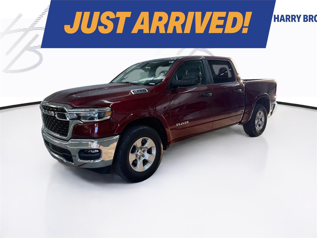 Delmonico Red Pearlcoat 2025 RAM 1500 Pickup Truck Four-Wheel Drive 8-Speed Automatic