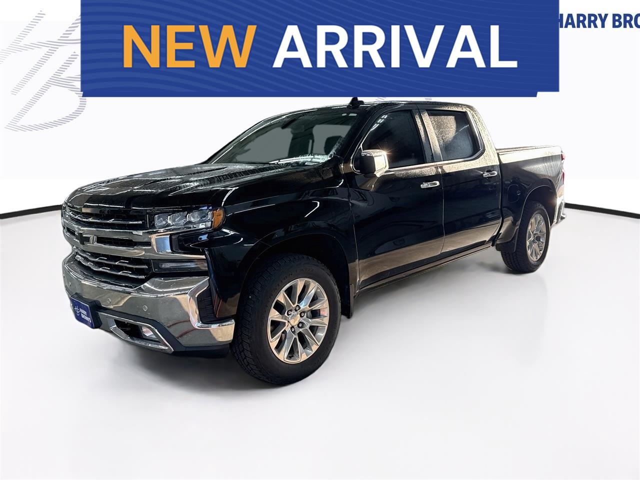 Black 2019 Chevrolet Silverado 1500 Pickup Truck Four-Wheel Drive Automatic