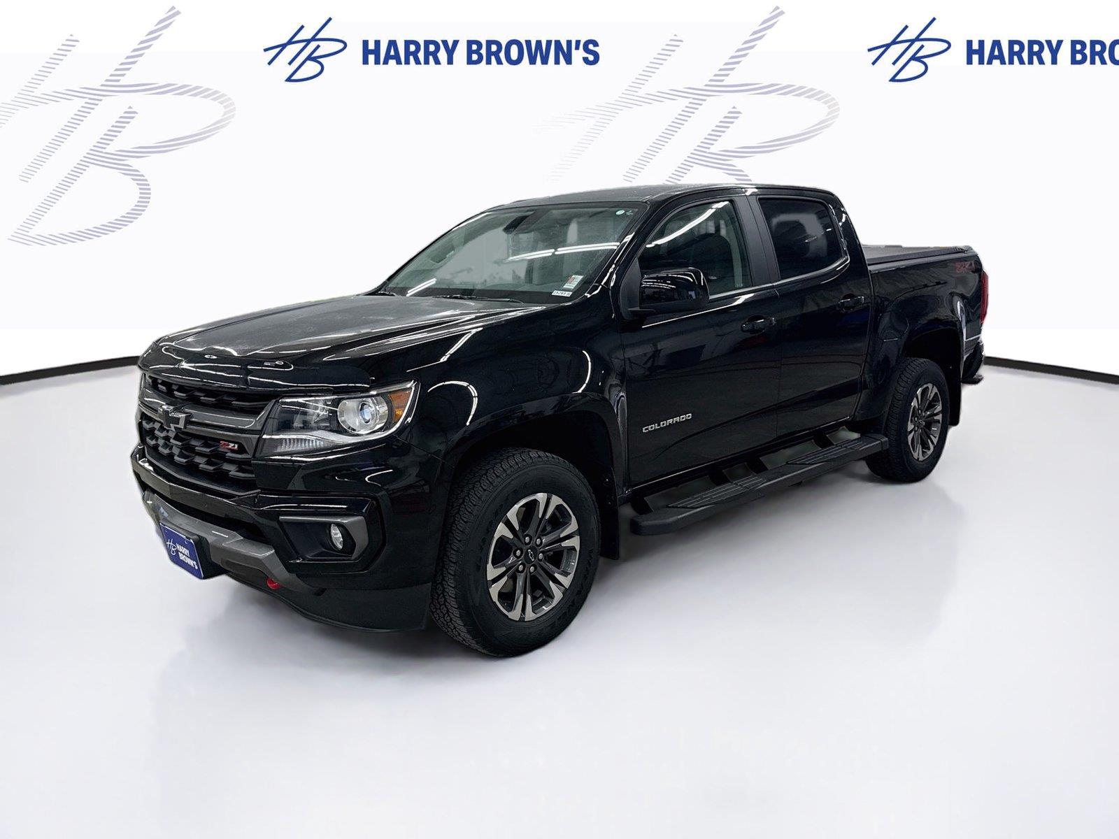 Black 2021 Chevrolet Colorado Pickup Truck Four-Wheel Drive 8-Speed Automatic