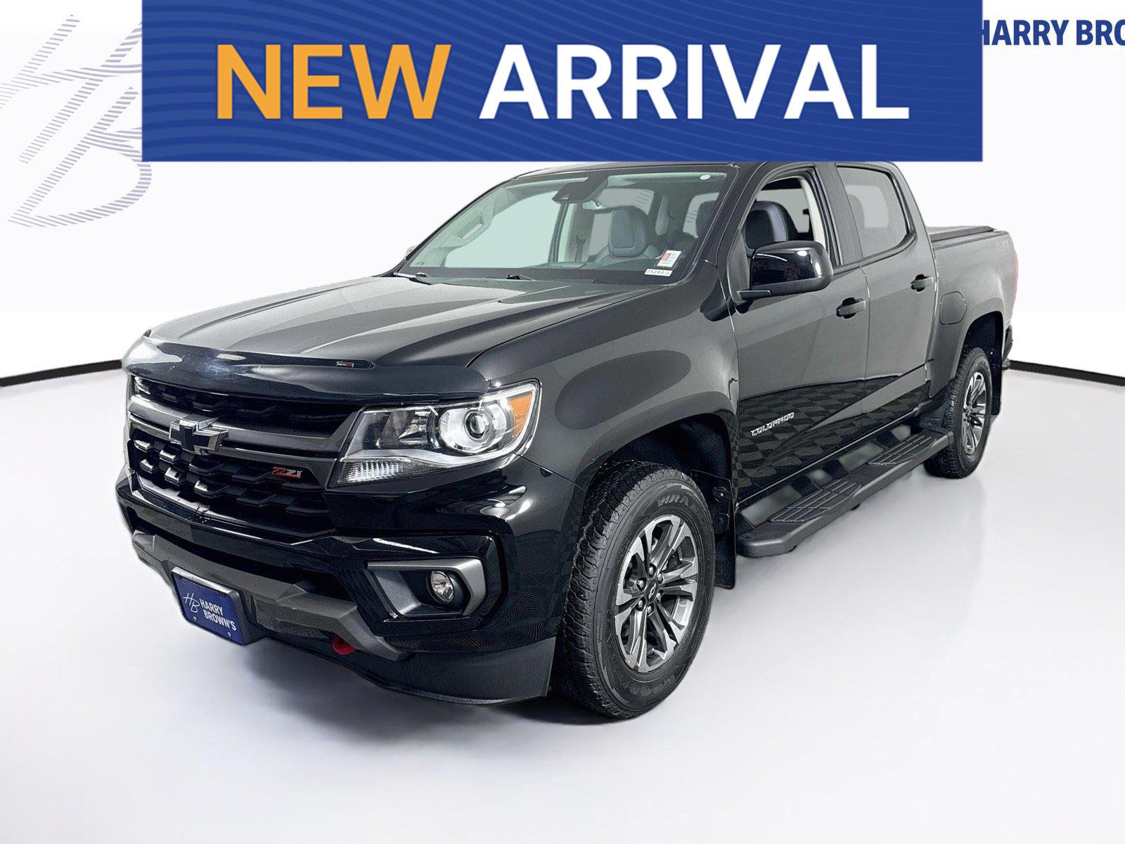 Black 2021 Chevrolet Colorado Pickup Truck Four-Wheel Drive 8-Speed Automatic