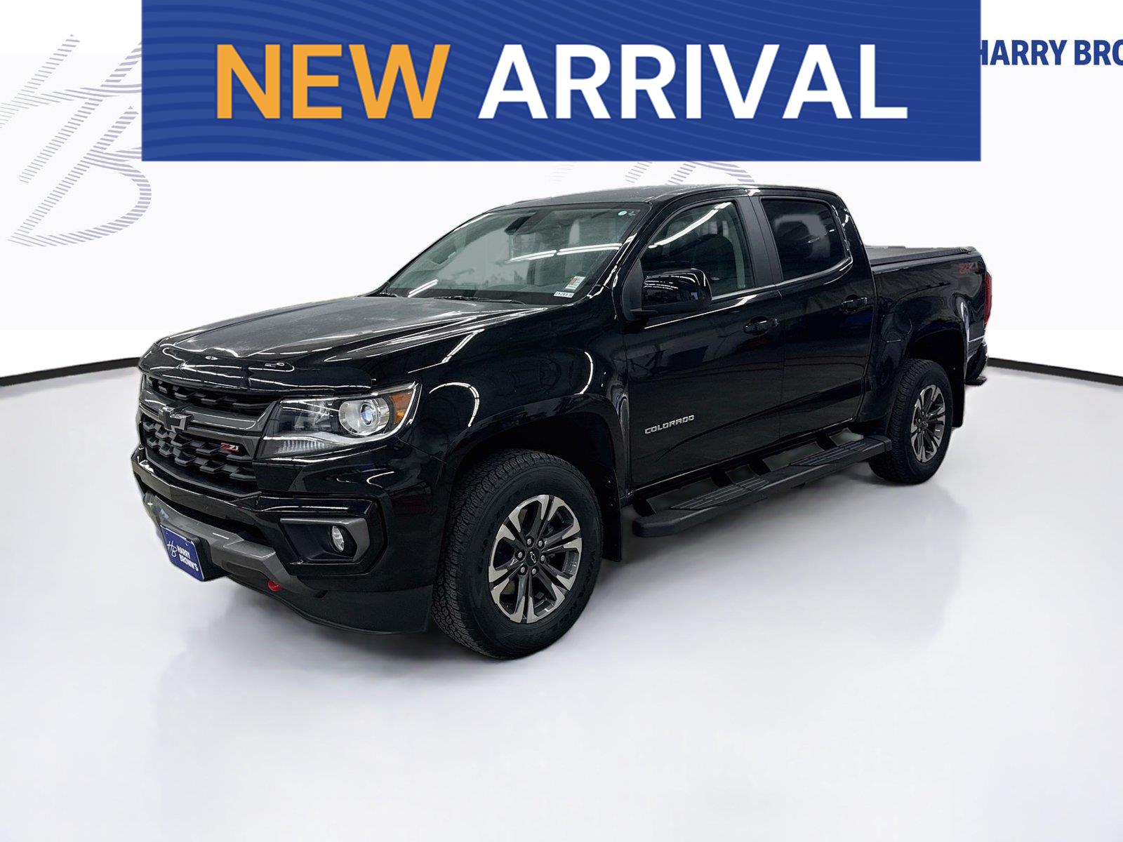 Black 2021 Chevrolet Colorado Pickup Truck Four-Wheel Drive 8-Speed Automatic