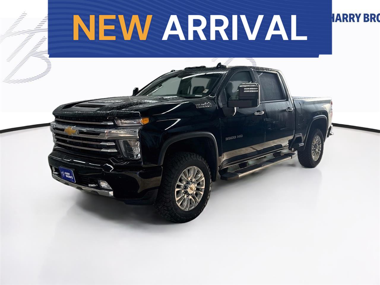 Black 2022 Chevrolet Silverado 3500HD Pickup Truck Four-Wheel Drive Automatic