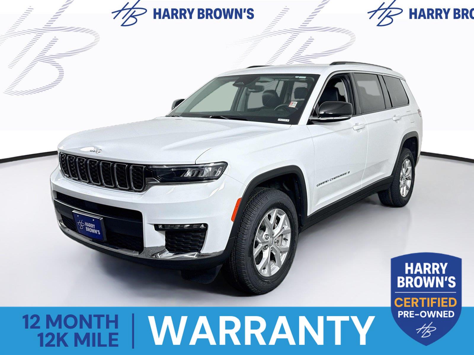 Bright White Clearcoat 2023 Jeep Grand Cherokee L SUV / Crossover Four-Wheel Drive 8-Speed Automatic
