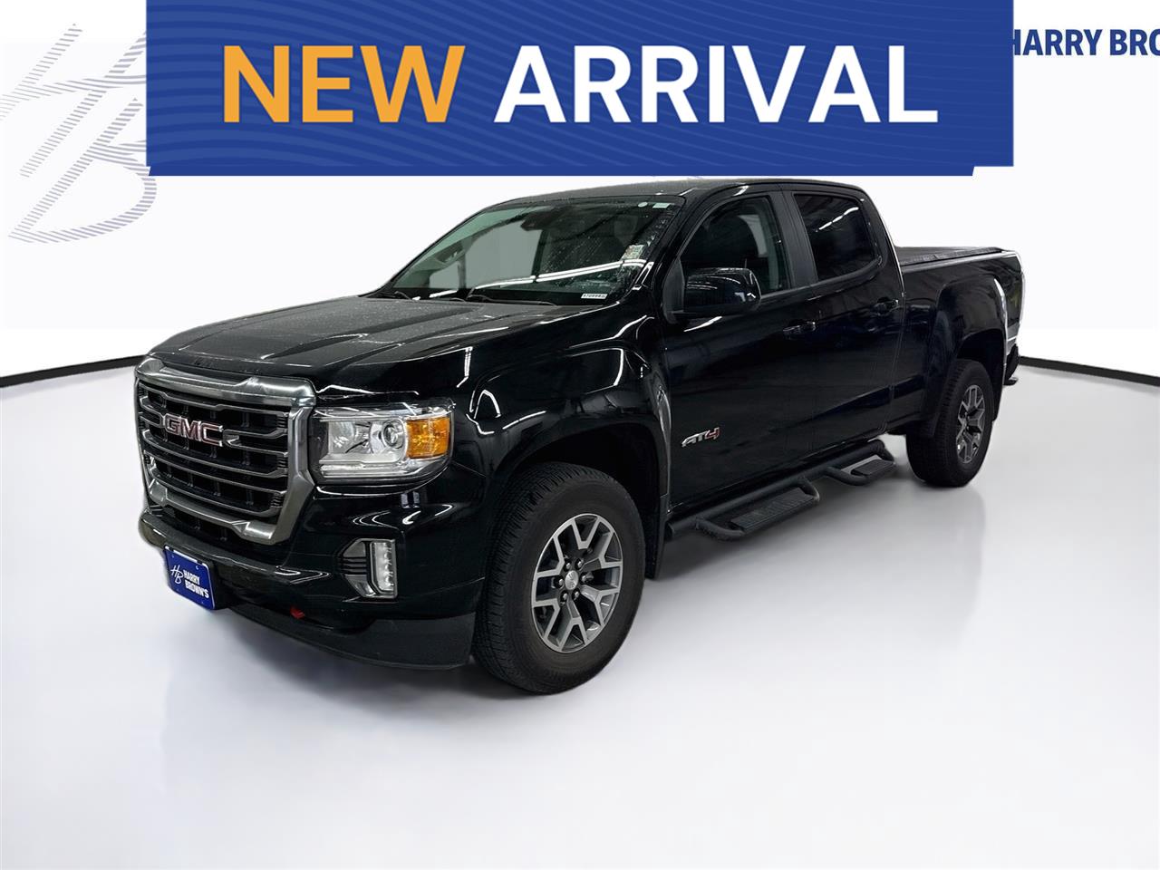 Onyx Black 2022 GMC Canyon Pickup Truck Four-Wheel Drive 8-Speed Automatic
