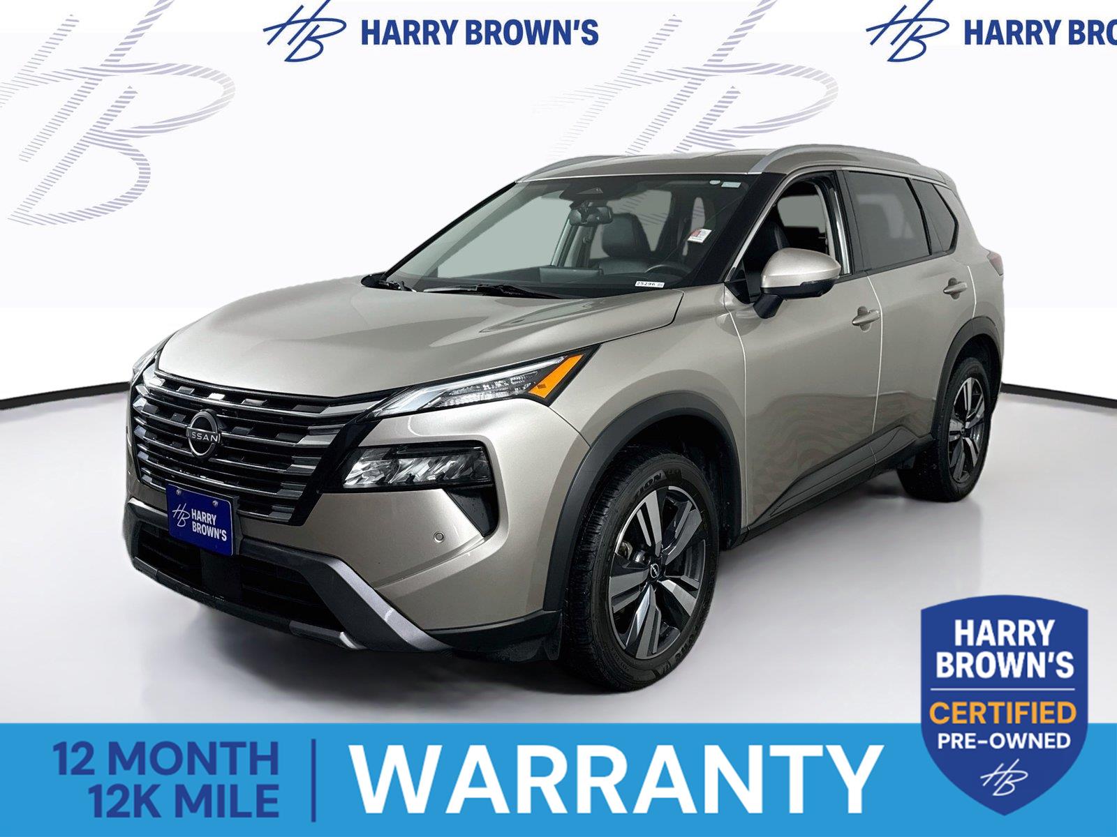 Champagne Silver Metallic 2024 Nissan Rogue SUV / Crossover All-Wheel Drive Continuously Variable Transmission