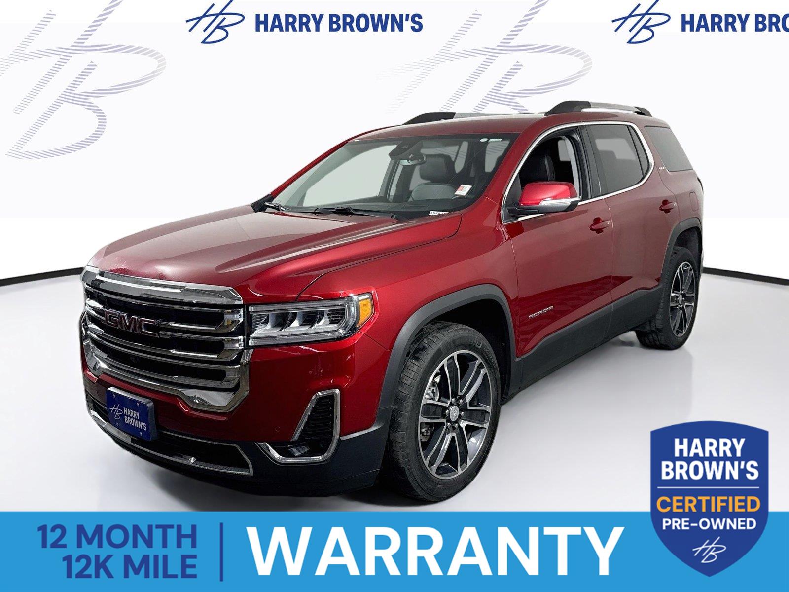 Volcanic Red Tintcoat 2023 GMC Acadia SUV / Crossover Four-Wheel Drive 9-Speed Automatic