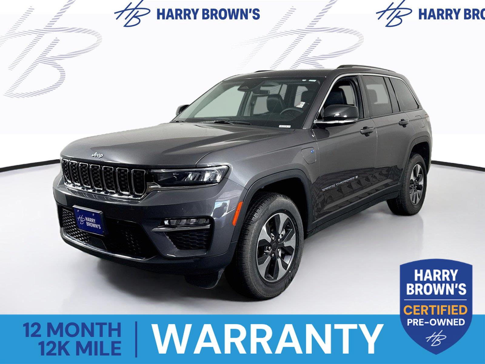 Baltic Gray Metallic Clearcoat 2024 Jeep Grand Cherokee 4xe SUV / Crossover Four-Wheel Drive 8-Speed Automatic