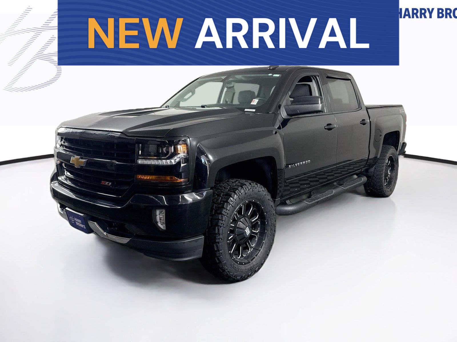 Black 2017 Chevrolet Silverado 1500 Pickup Truck Four-Wheel Drive 6-Speed Automatic