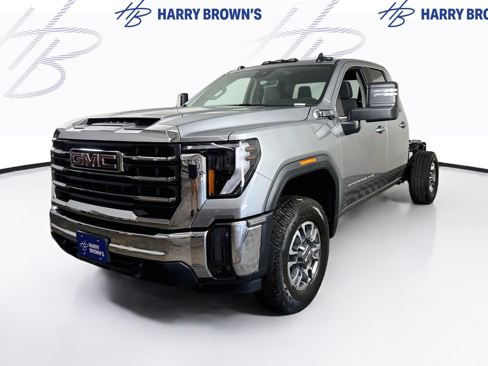 Gray 2026 GMC Sierra 3500HD Pickup Truck Four-Wheel Drive Automatic