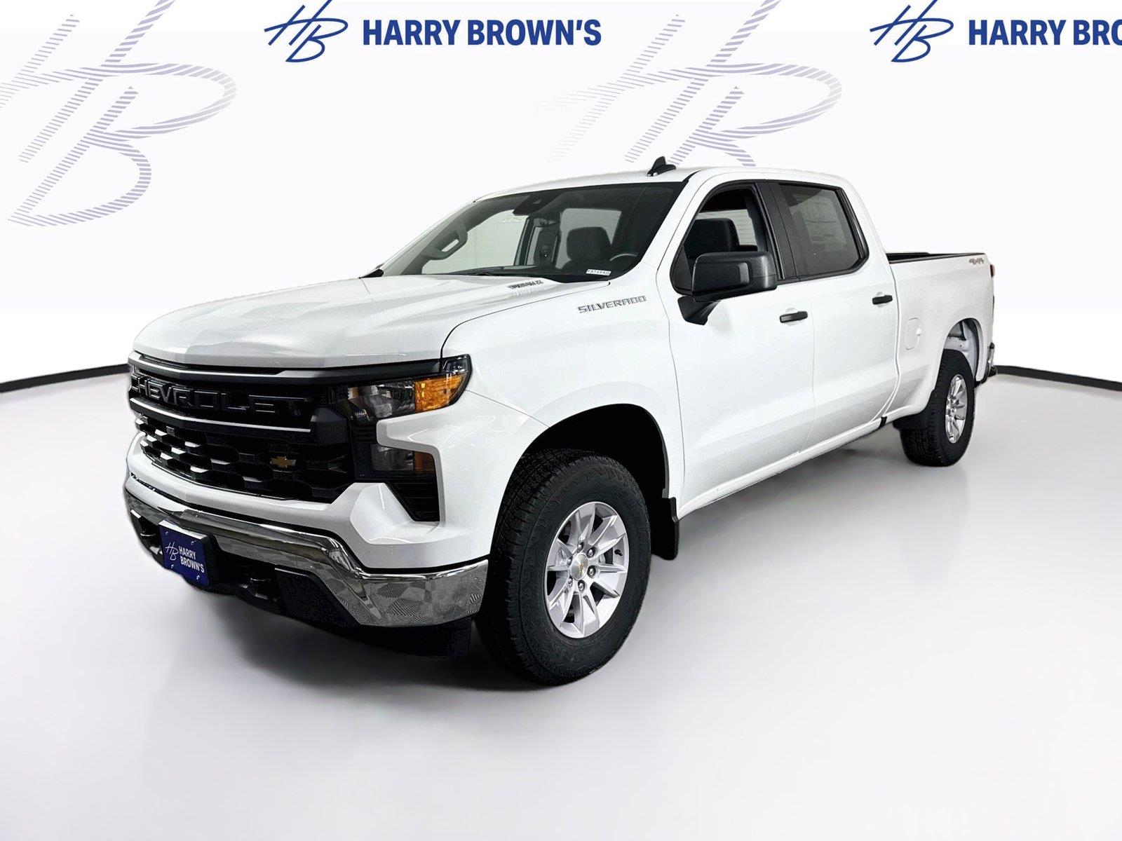 Summit White 2026 Chevrolet Silverado 1500 Pickup Truck Four-Wheel Drive 8-Speed Automatic