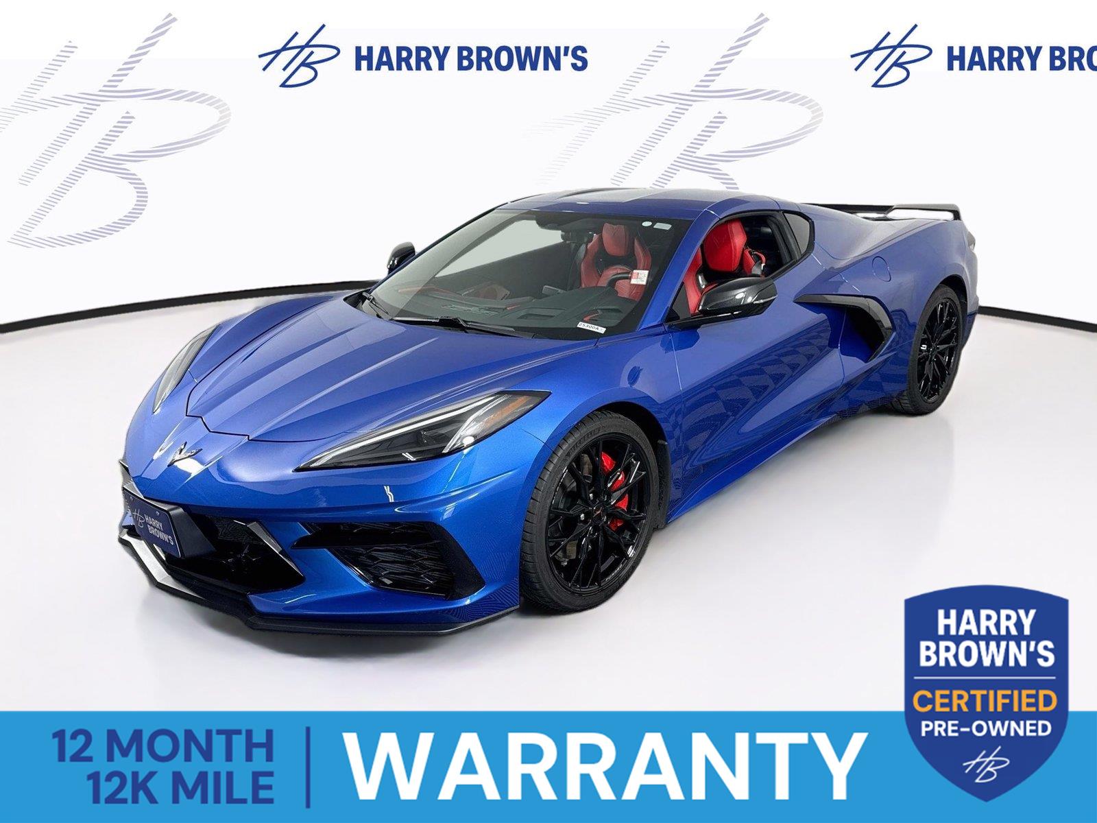 Elkhart Lake Blue Metallic 2023 Chevrolet Corvette Coupe Rear-Wheel Drive 8-Speed Dual Clutch