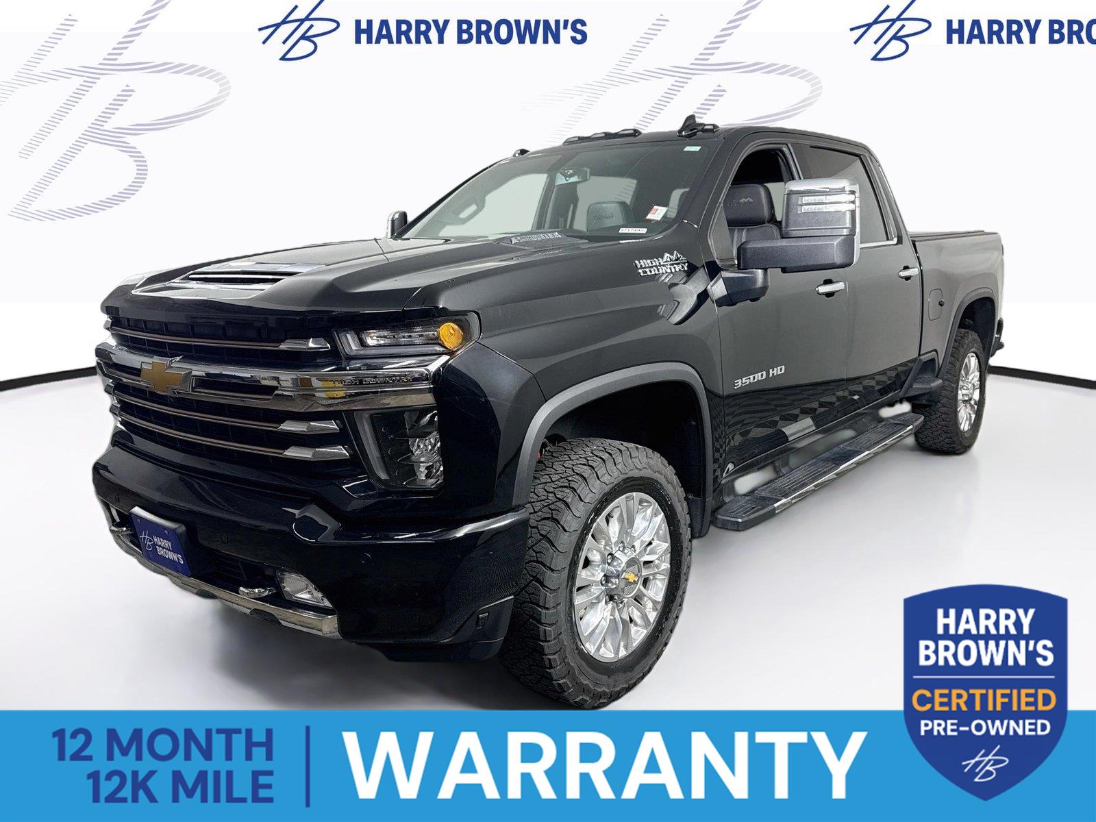 Black 2022 Chevrolet Silverado 3500HD Pickup Truck Four-Wheel Drive Automatic