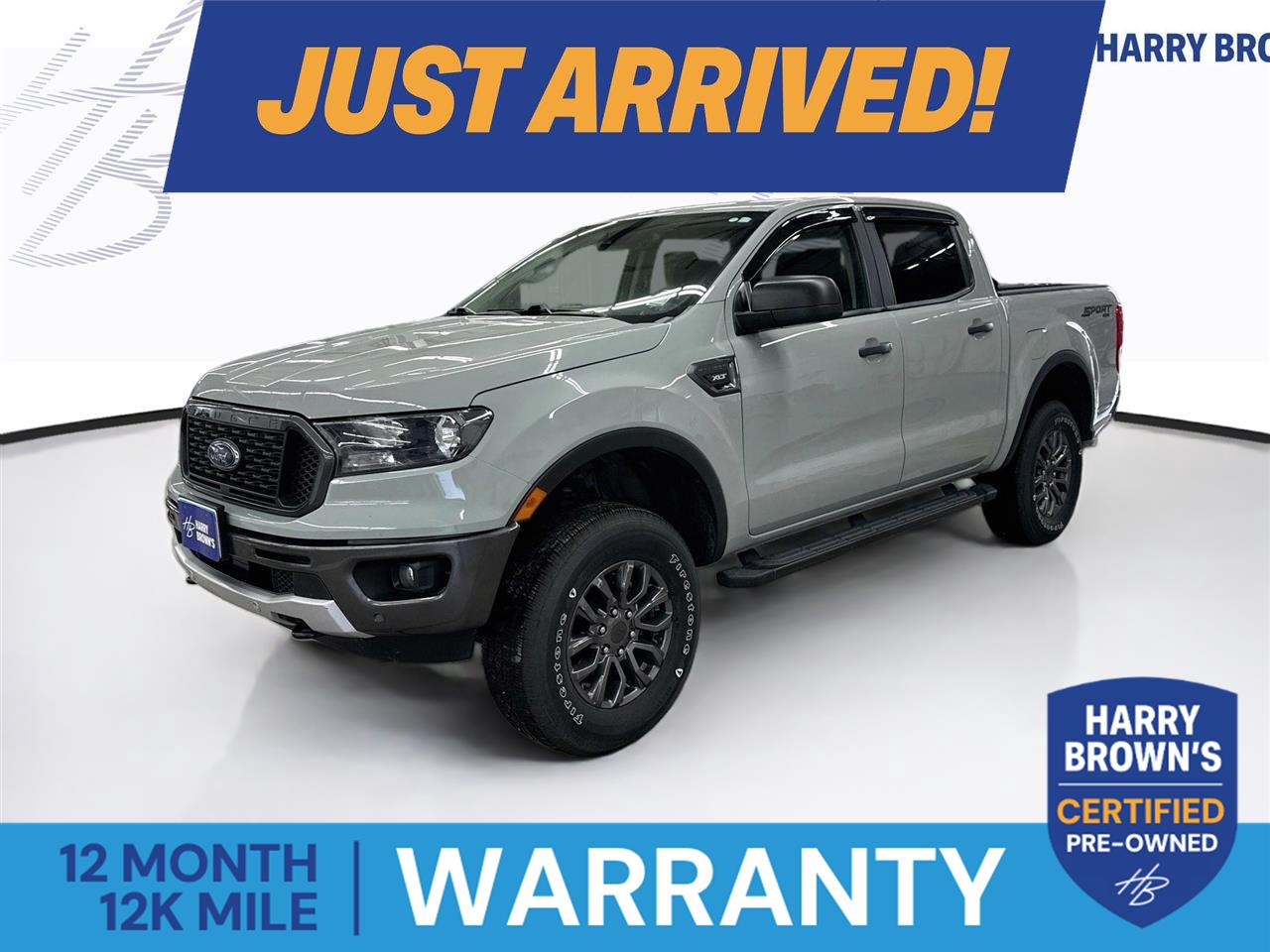Cactus Gray 2021 Ford Ranger Pickup Truck Four-Wheel Drive Automatic