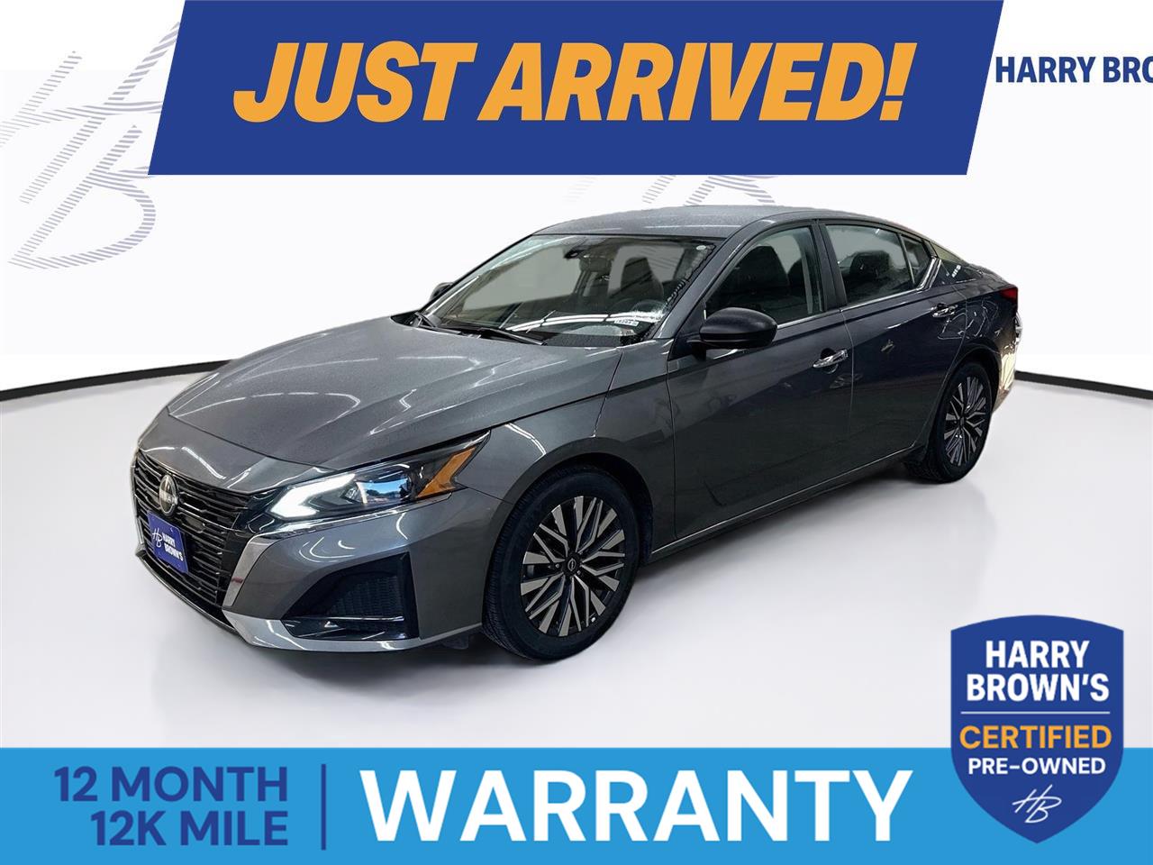 Gray (Gun Metallic) 2025 Nissan Altima Sedan Front-Wheel Drive Continuously Variable Transmission