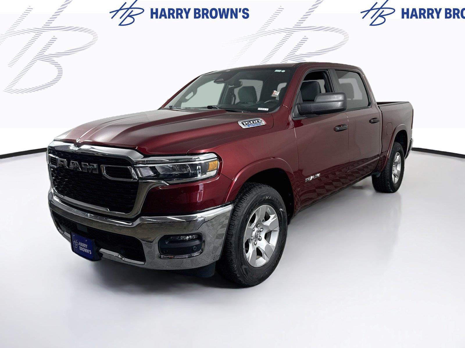 Delmonico Red Pearlcoat 2025 RAM 1500 Pickup Truck Four-Wheel Drive 8-Speed Automatic