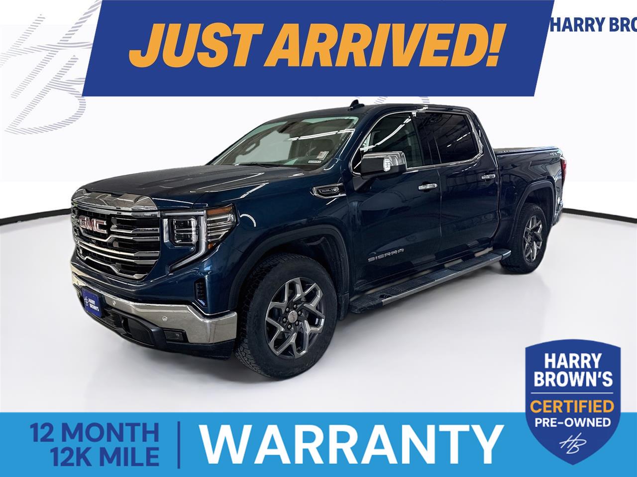 Pacific Blue Metallic 2022 GMC Sierra 1500 Pickup Truck Four-Wheel Drive Automatic