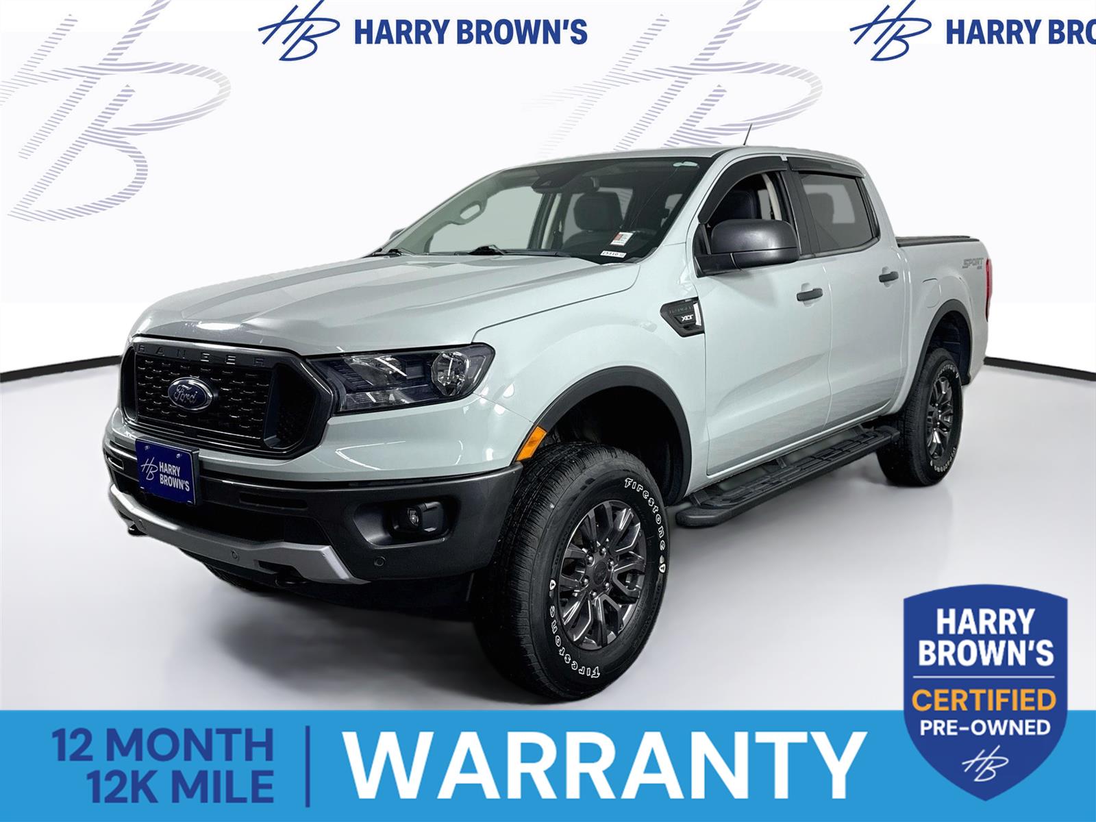 Cactus Gray 2021 Ford Ranger Pickup Truck Four-Wheel Drive Automatic