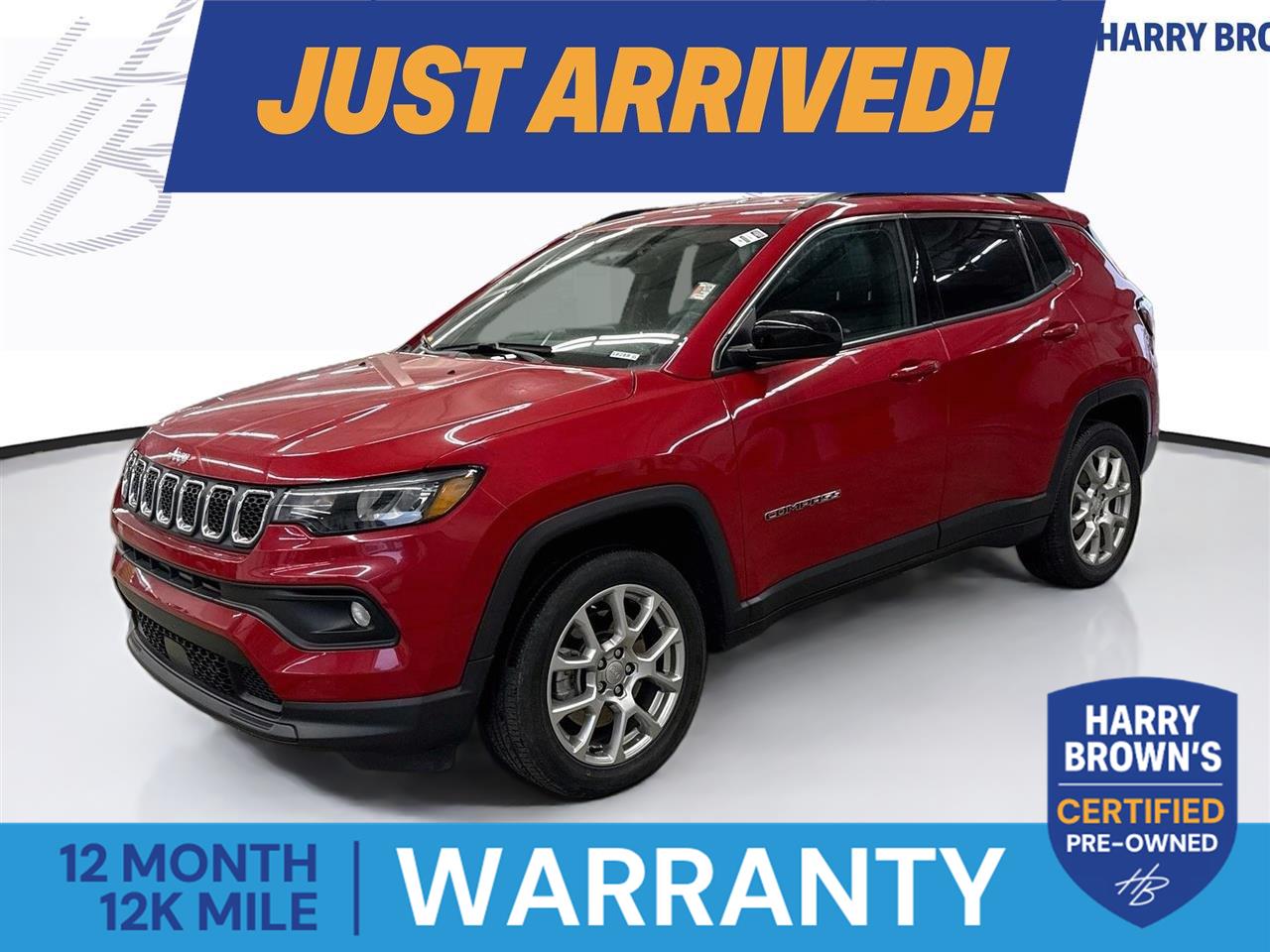Redline Pearlcoat 2023 Jeep Compass SUV / Crossover Four-Wheel Drive 8-Speed Automatic