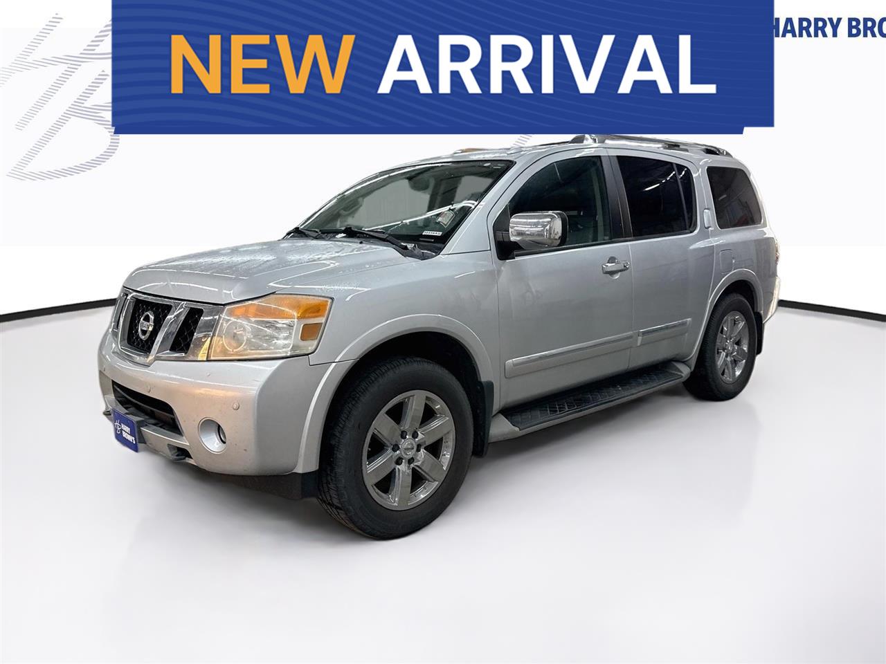 Brilliant Silver 2013 Nissan Armada SUV / Crossover Four-Wheel Drive Automatic