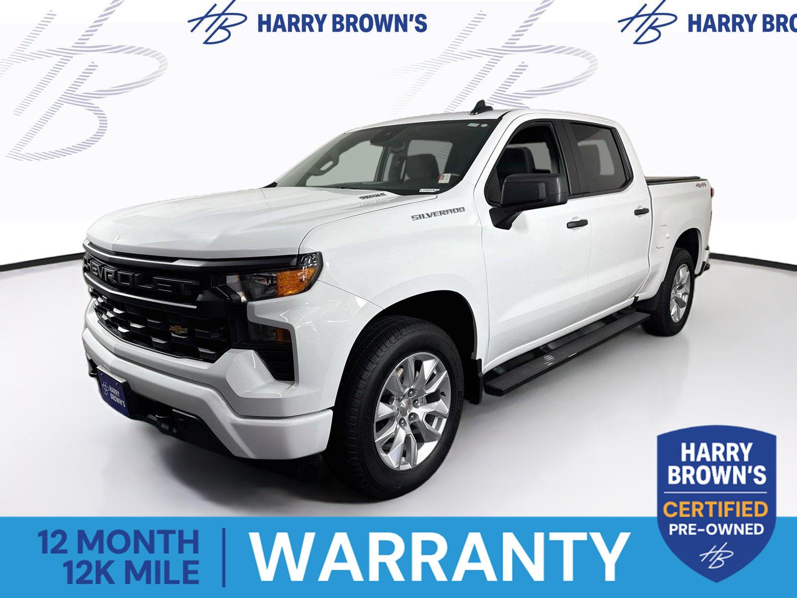 Summit White 2025 Chevrolet Silverado 1500 Pickup Truck Four-Wheel Drive 8-Speed Automatic