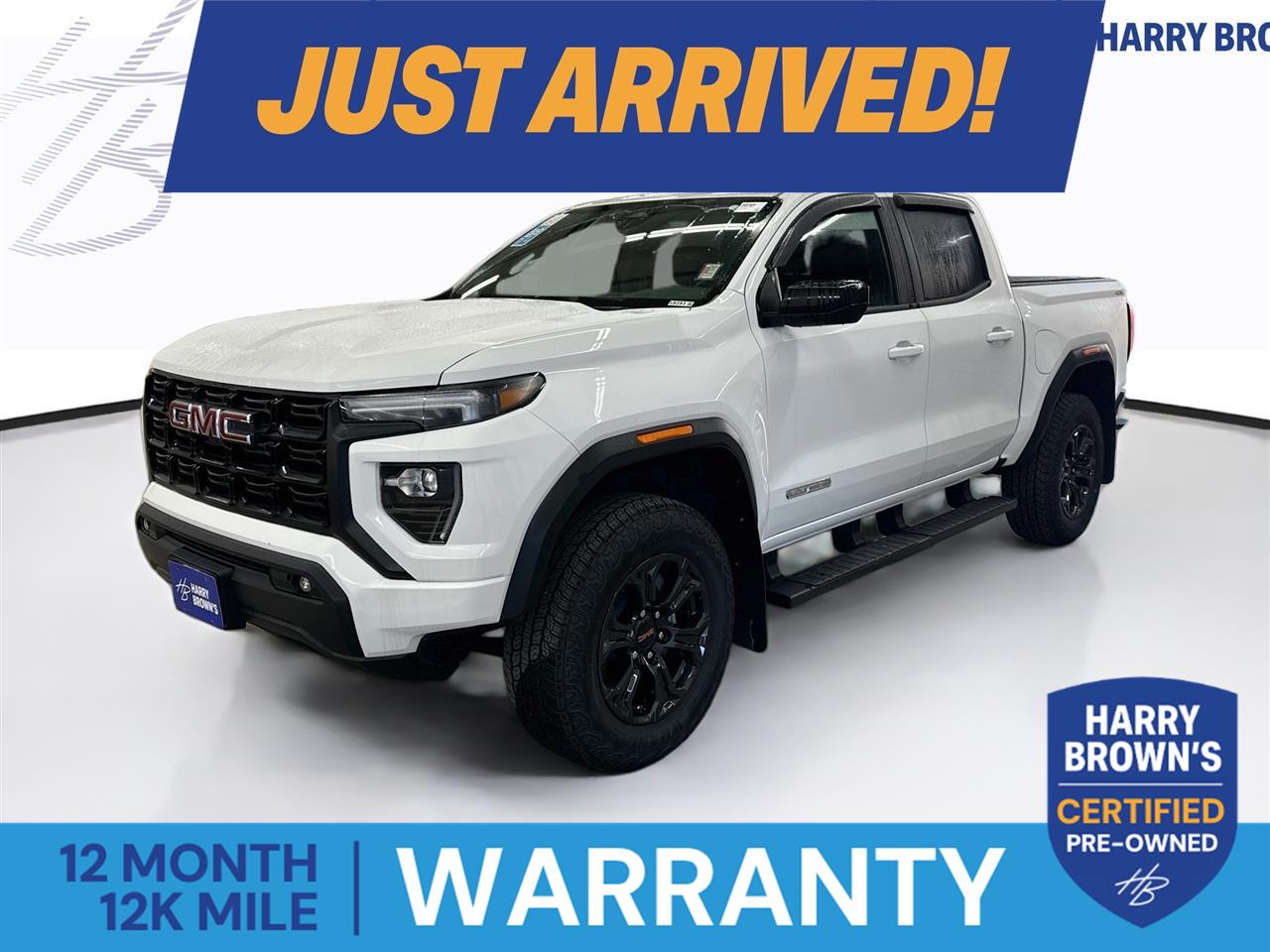 Summit White 2025 GMC Canyon Pickup Truck Four-Wheel Drive 8-Speed Automatic