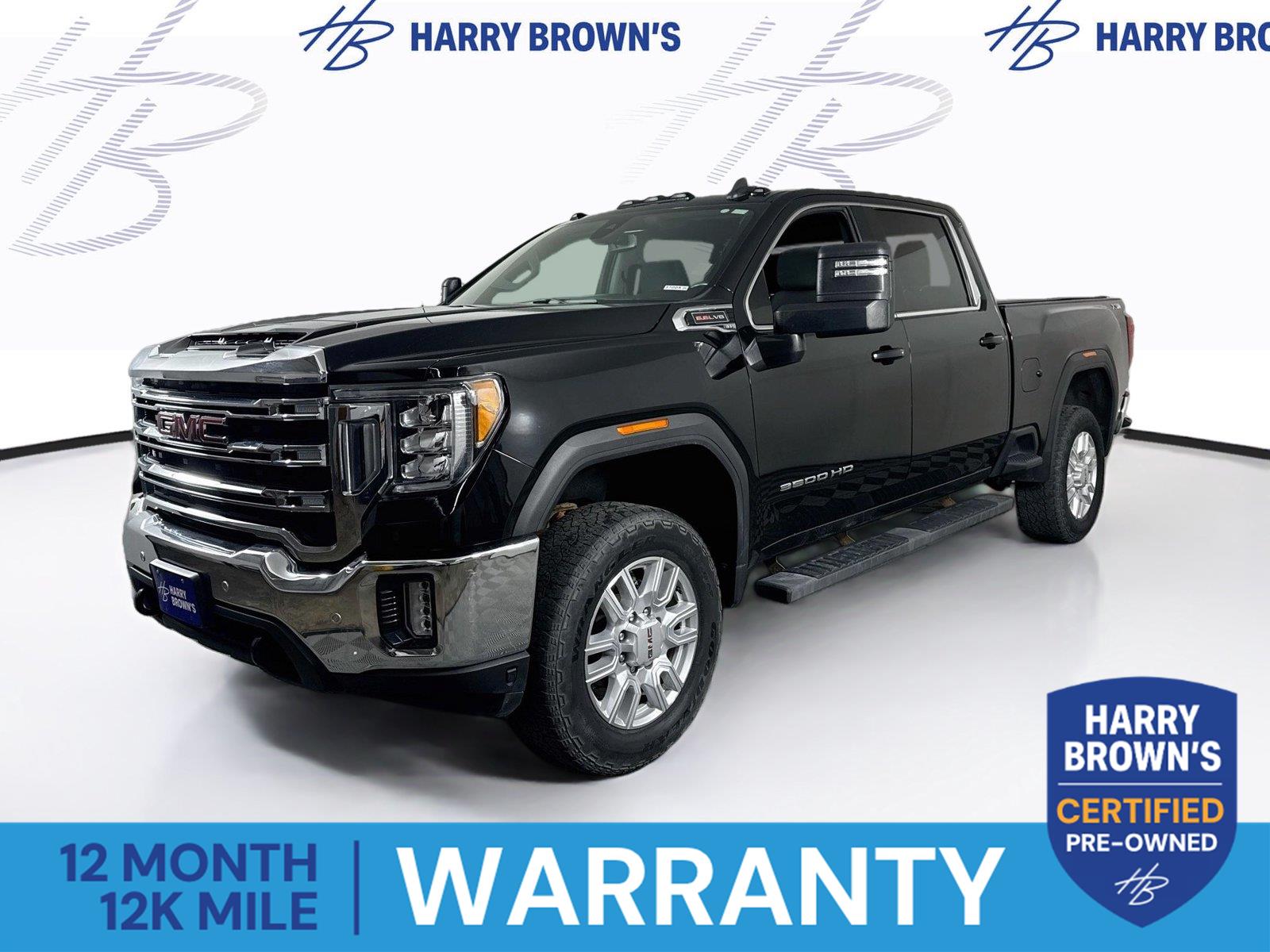 Onyx Black 2022 GMC Sierra 3500HD Pickup Truck Four-Wheel Drive 6-Speed Automatic