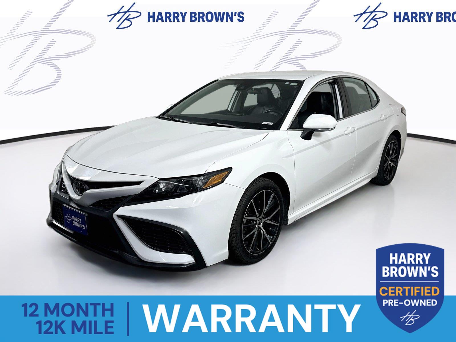 Super White 2022 Toyota Camry Sedan Front-Wheel Drive Automatic