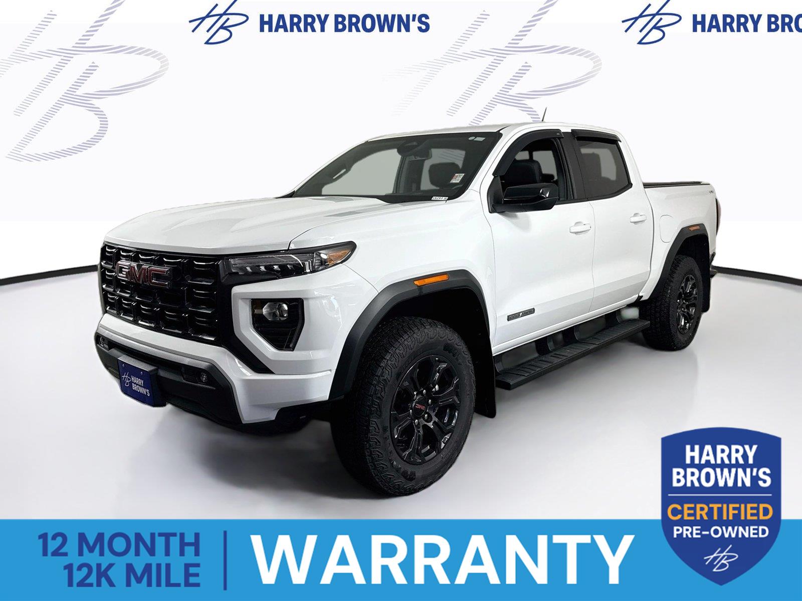 Summit White 2025 GMC Canyon Pickup Truck Four-Wheel Drive 8-Speed Automatic