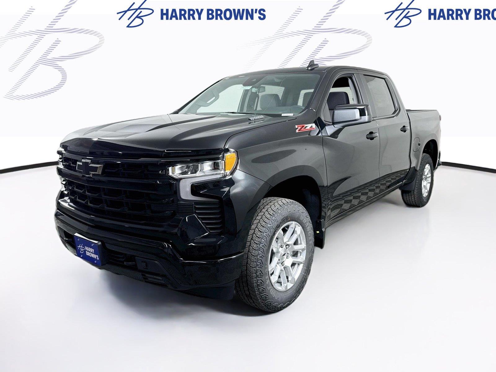 Black 2026 Chevrolet Silverado 1500 Pickup Truck Four-Wheel Drive Automatic