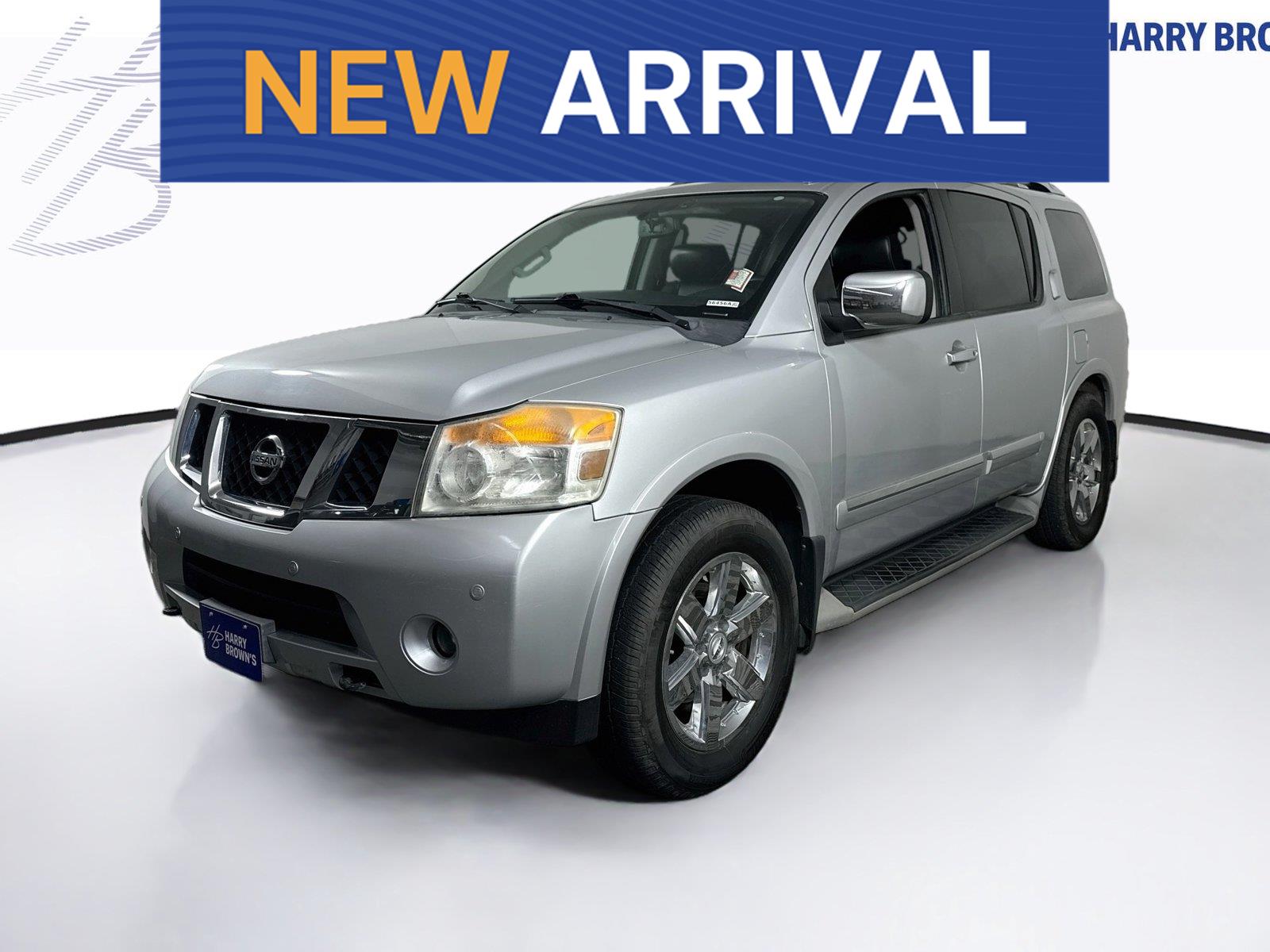 Brilliant Silver 2013 Nissan Armada SUV / Crossover Four-Wheel Drive Automatic
