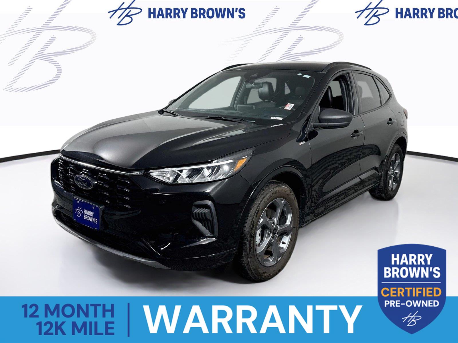 Agate Black 2024 Ford Escape SUV / Crossover All-Wheel Drive 8-Speed Automatic