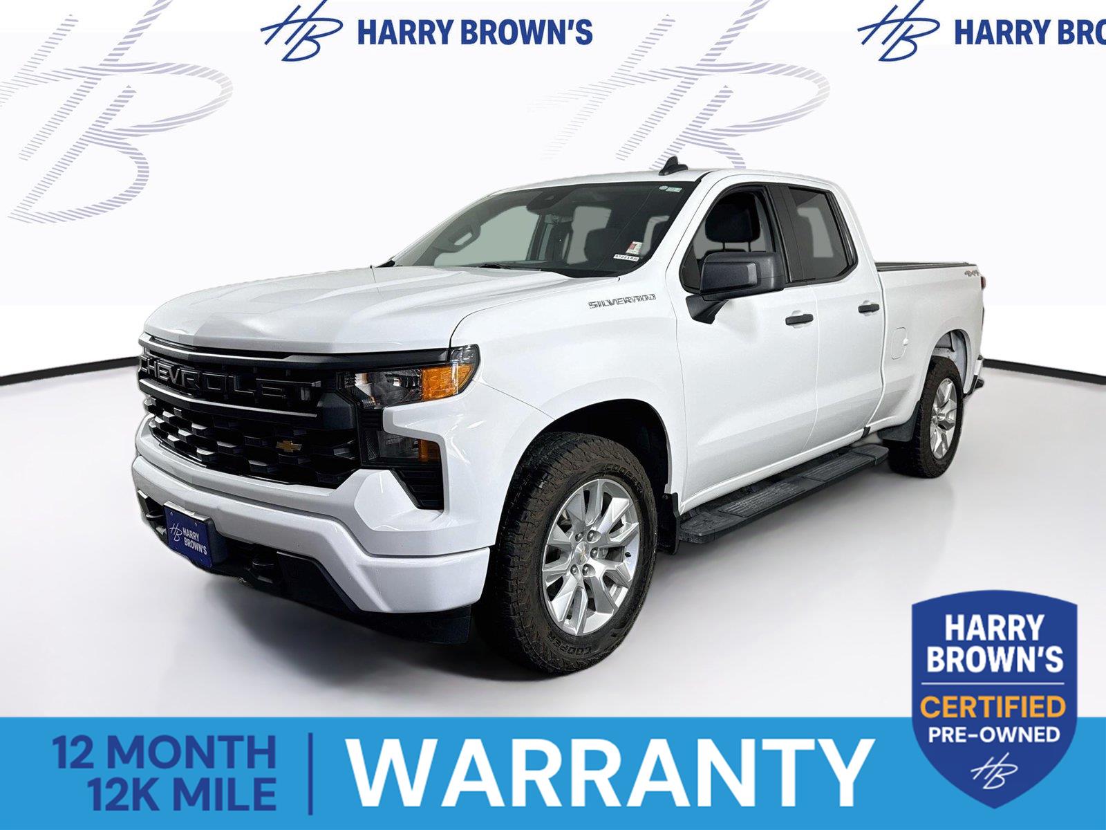Summit White 2024 Chevrolet Silverado 1500 Pickup Truck Four-Wheel Drive 8-Speed Automatic