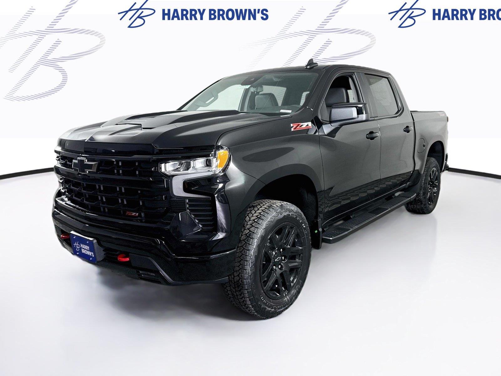 Black 2026 Chevrolet Silverado 1500 Pickup Truck Four-Wheel Drive Automatic