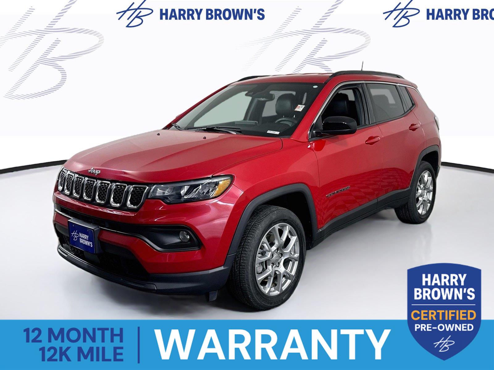 Redline Pearlcoat 2023 Jeep Compass SUV / Crossover Four-Wheel Drive 8-Speed Automatic