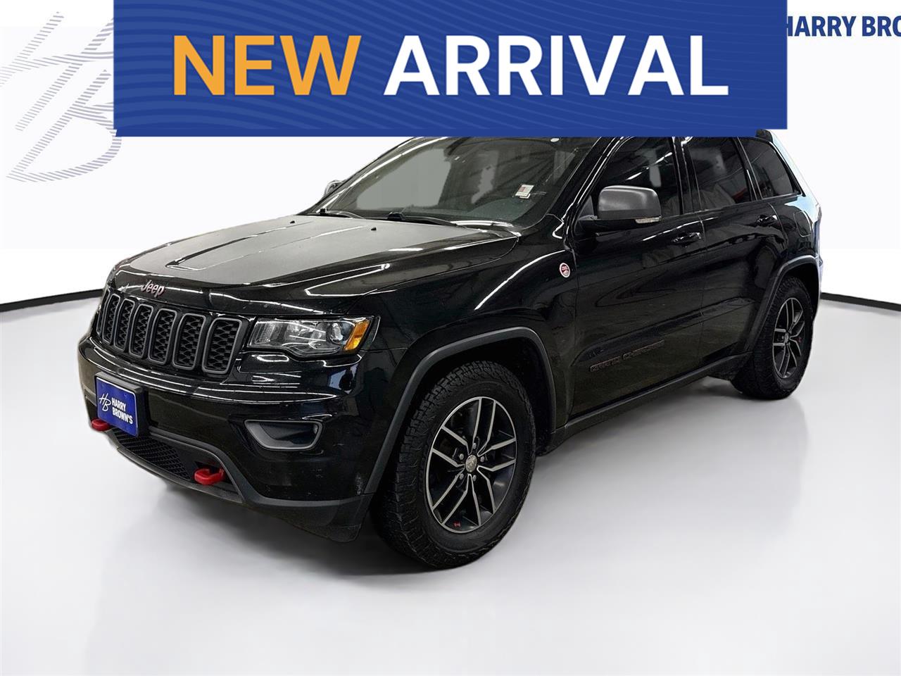 Diamond Black Crystal Pearlcoat 2017 Jeep Grand Cherokee SUV / Crossover Four-Wheel Drive 8-Speed Automatic