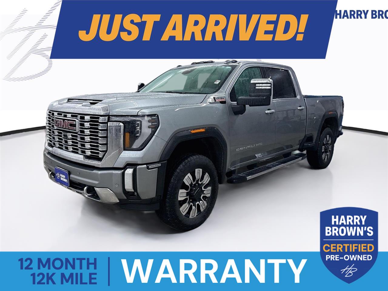 Sterling Metallic 2024 GMC Sierra 3500HD Pickup Truck Four-Wheel Drive Automatic