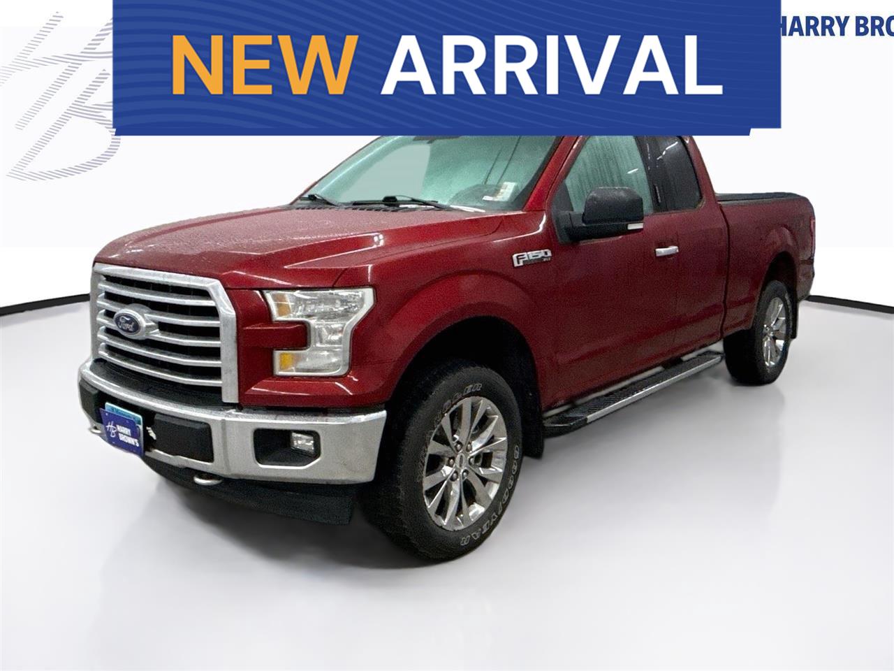 Ruby Red Metallic Tinted Clearcoat 2017 Ford F-150 Pickup Truck Four-Wheel Drive 6-Speed Automatic
