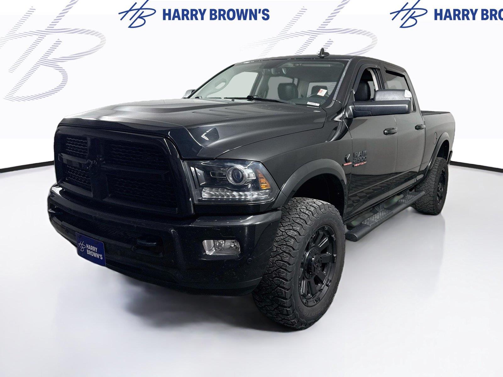 Brilliant Black Crystal Pearlcoat 2017 RAM 2500 Pickup Truck Four-Wheel Drive 6-Speed Automatic