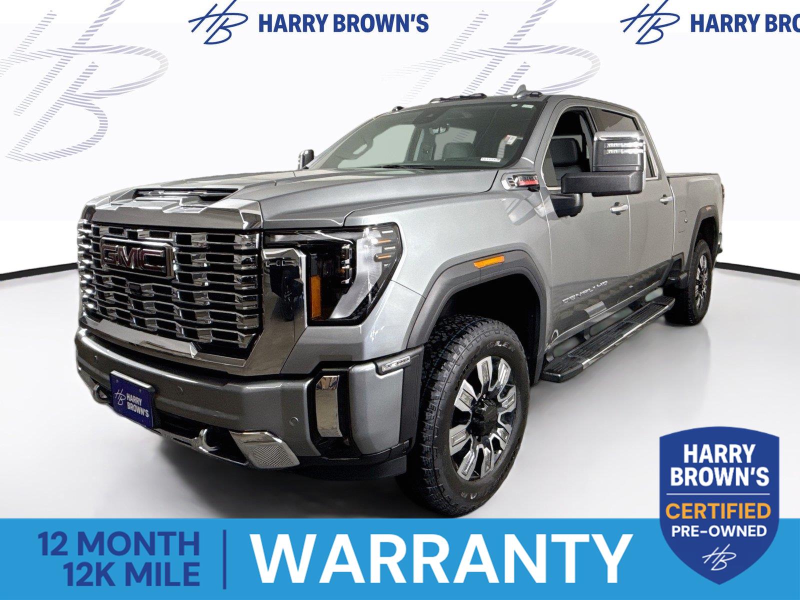 Sterling Metallic 2024 GMC Sierra 3500HD Pickup Truck Four-Wheel Drive Automatic
