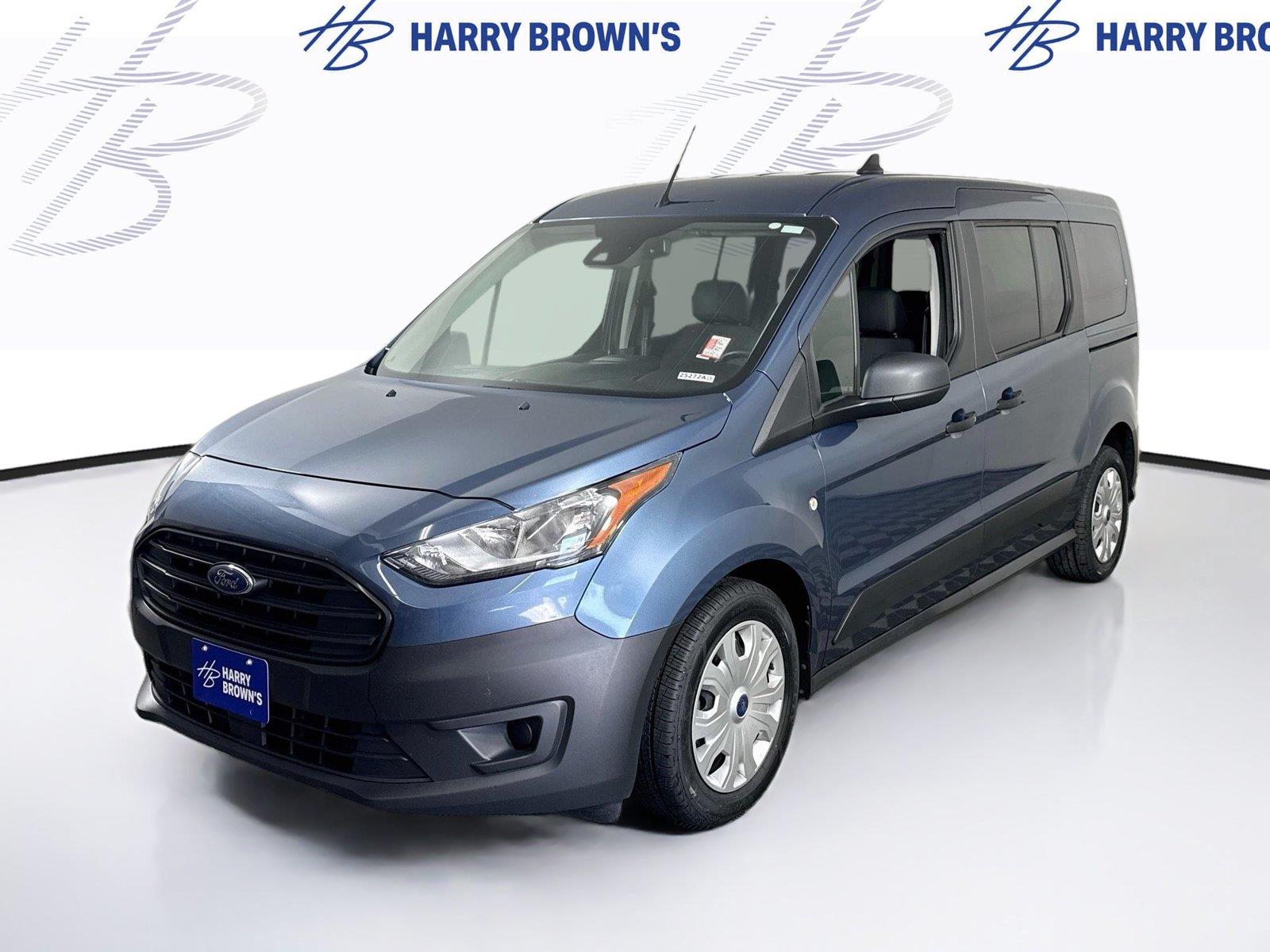 Blue 2023 Ford Transit Connect Van Front-Wheel Drive 8-Speed Automatic