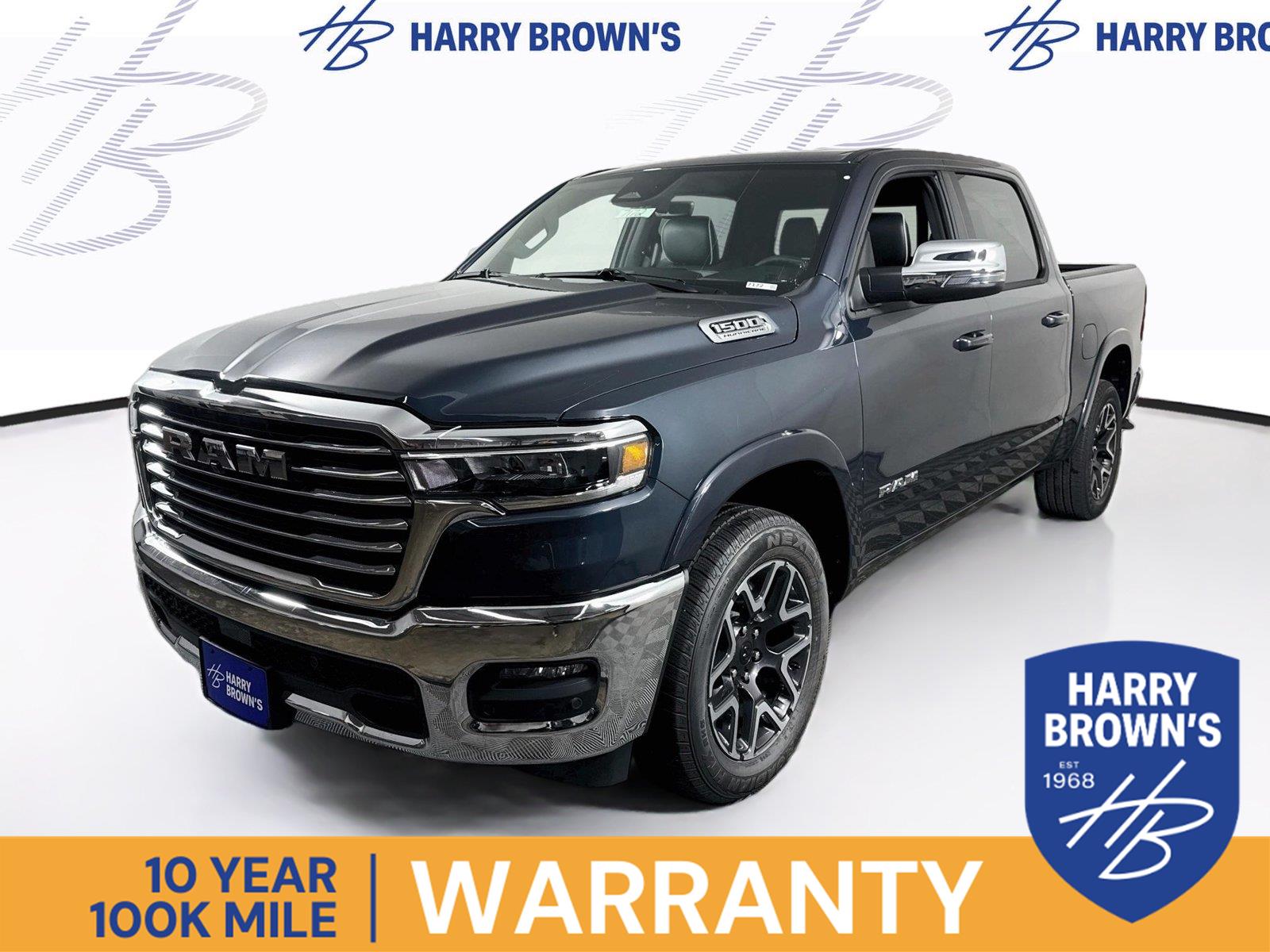 Forged Blue Metallic 2026 RAM 1500 Pickup Truck Four-Wheel Drive 8-Speed Automatic